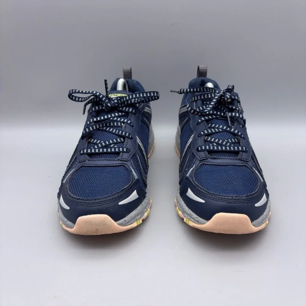 Skechers Shoes Womens 8.5 Navy Mesh Trail Running Hillcrest Pure Escapade